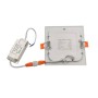 LED Einbauleuchte 8W Quadratisch - OSRAM CHIP DURIS E 2835