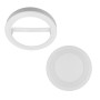 Konverterrahmen + Slim LED-Platte Rund 24W - UGR17 - OSRAM CHIP DURIS E 2835