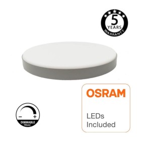 LED Deckenleuchte 24W OSRAM Chip - DRAMMEN - Silber