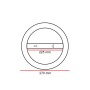 Ring-Konverter + Slim LED-Platte Rund 20W - OSRAM CHIP DURIS E 2835