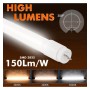25 stk. LED Röhre 13W T8 Glas 90cm - HOHE LEUCHTIGKEIT - OSRAM CHIP