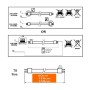 10stk. LED Röhre 9W T8 Glas 60cm - HOHE LEUCHTIGKEIT - OSRAM CHIP