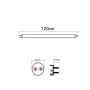 PACK 10stk. LED Röhre Glas - 20W PRO - 120cm T8 - 170 Lm/W - PRO MAX LUMENS - 3400Lm - NO FLICK