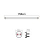 PACK 10stk. LED Röhre Glas - 25W - 150cm T8 - 170 Lm/W - PRO MAX LUMENS - 4250Lm - NO FLICK