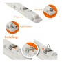 LED Feuchtraumleuchte Integrierten - 35W-30W-25W-20W - OSRAM Driver - 120cm