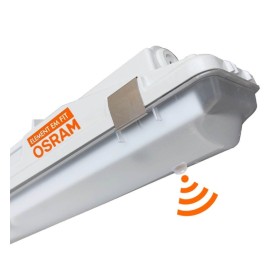 LED Feuchtraumleuchte Integrierten -PIR-BEWEGUNGSMELDER - 44W-38W-32W-25W - OSRAM Driver - 150cm