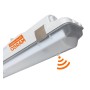 LED Feuchtraumleuchte Integrierten -PIR-BEWEGUNGSMELDER - 44W-38W-32W-25W - OSRAM Driver - 150cm