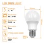 10stk. LED Lampe 12W E27 A60 180º - OSRAM CHIP DURIS E 2835