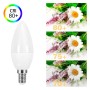 10stk. Kerze 6W LED Lampe E14 C37 180º - OSRAM CHIP DURIS E 2835