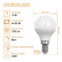 10stk. LED Lampe 6W E14 G45 220º - OSRAM CHIP DURIS E 2835