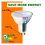 10stk. Dichroitische 6W LED SMD 100° GU10 - OSRAM CHIP DURIS E 2835