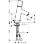 hansgrohe Talis Select S Einhebel-Waschtischmischer 80