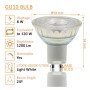 10stk. Lampe LED GU10 8W HIGH LUMINOSITY - Kristall - 24º - SMD1A1A - Dimmbar TRIAC