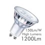 10stk. Lampe LED GU10 8W HIGH LUMINOSITY - Kristall - 24º - SMD1A1A - Dimmbar TRIAC