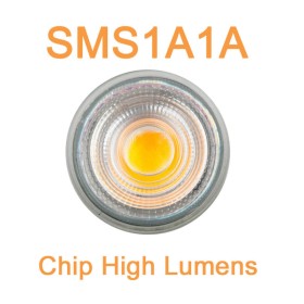 10stk. Lampe LED GU10 8W HIGH LUMINOSITY - Kristall - 24º - SMD1A1A