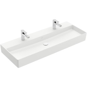 Villeroy & Boch Memento 2.0 Waschtisch 120 cm mit 2 Hahnlöchern, ohne Überlauf
