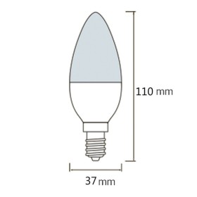 10x Lampadina LED ULTRA-4 E14 4W