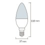 10x Stk. LED Birne ULTRA-4 E14 4W