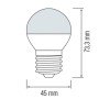10x Stk. LED Birne ELITE-6 6W E27