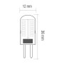 10x Stk. Led Kapsel MICRO-3 3W G4 SILIKON