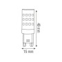 10x Stk. LED Kapsellampe PETA-6 6W G9