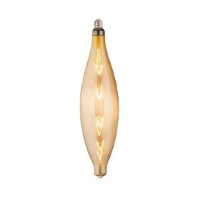 10x Stk. LED Filament Birne ELLIPTIC 8W E27 Bernstein