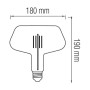 LED Filament Birne GINZA 8W E27 Amber