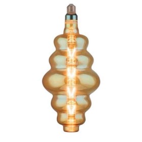 10x Stk. LED Filament Birne ORIGAMI-XL 8W E27 Amber