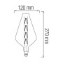 10x Stk. LED Filament Birne PARADOX 8W E27 Titan