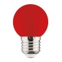 10x Stk. LED Farbbirne RAINBOW 1W E27 Rot