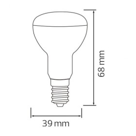 10x Ampoule LED REFLED-4 4W E14 4200K