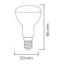 10x Stk. LED Birne REFLED-6 6W E14 4200K