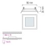 LED Einbaustrahler MARIA-6 6W Weiß