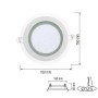 LED Einbaustrahler CLARA-12 12W Weiß