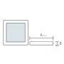 LED Aufbauleuchte 21x21cm ARINA-18 18W Schwarz
