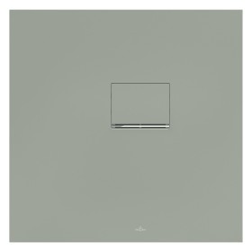 Receveur de douche Villeroy & Boch Squaro Infinity 80 x 80 cm pour installation en angle à droite