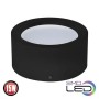 LED Aufbauleuchte SANDRA-15 Deckenleuchte 15W Schwarz 4200K