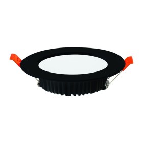 LED Einbaustrahler Panel ALEXA-12 12W Schwarz 7000K