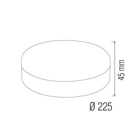 LED Aufbauleuchte CARLA-32 32W Weiß