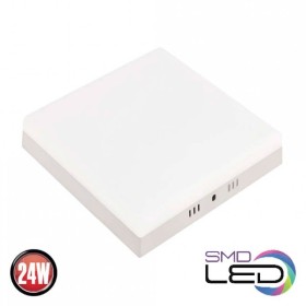 LED Aufbauleuchte 17x17cm CARLA-24/SQ 24W Weiß