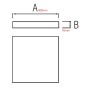 LED Aufbauleuchte 30x30cm CARLA-48/SQ 48W Weiß