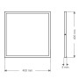 LED Panel 40x40cm MOON-32 32W Quadratisch