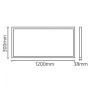 120x30cm LED Flächenbeleuchtung PROTEUS-48 48W weiß