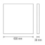 60x60xm LED Flächenbeleuchtung PULSAR-48 48W weiß