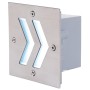 Led Einbauleuchte ONIKS 3W 105x105 mm blau