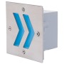 Led Einbauleuchte ONIKS 3W 105x105 mm blau