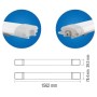 LED-Wasserschutzlampe RIVER-45 45W 150cm IP65 6400K