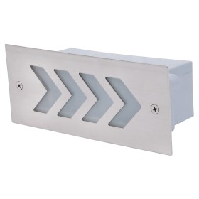 Luminaire encastré au sol à LED BERYL 3W 70x170 mm bleu