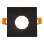 Einbaustrahler MR 16 CLOVE-S Quadratisch Schwarz