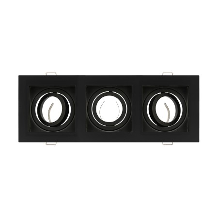 Einbaustrahler PETUNIA-3 Vollschwarz MR16